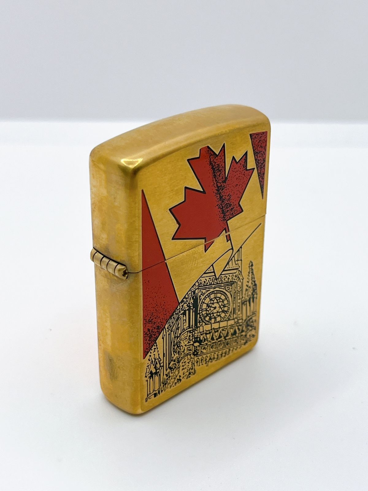 ZIPPO/ジッポー オイルライター ゴールド CANADA/カナダ Collectible