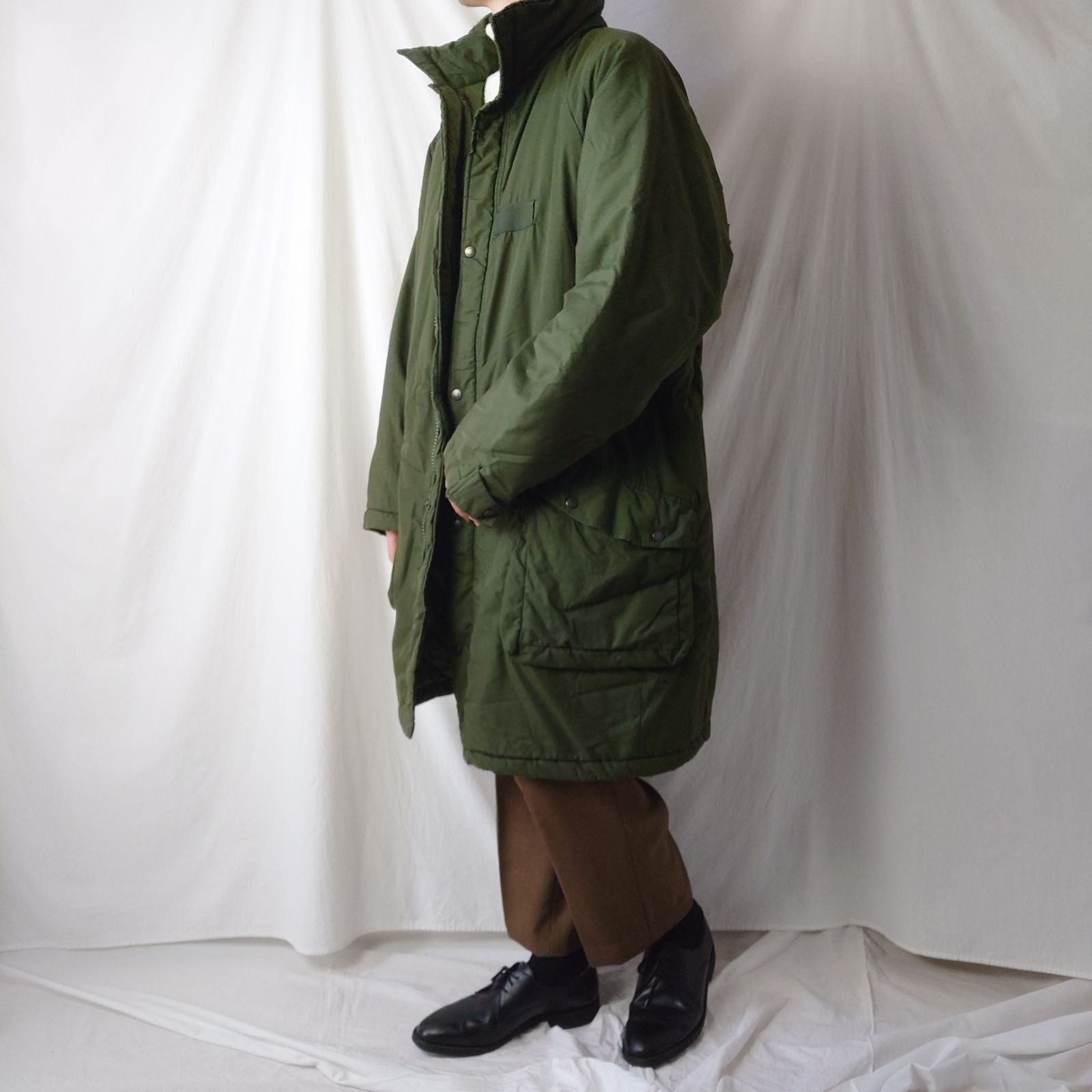 ミントコンディション】スウェーデン軍 M90 コート 後期型 190/75