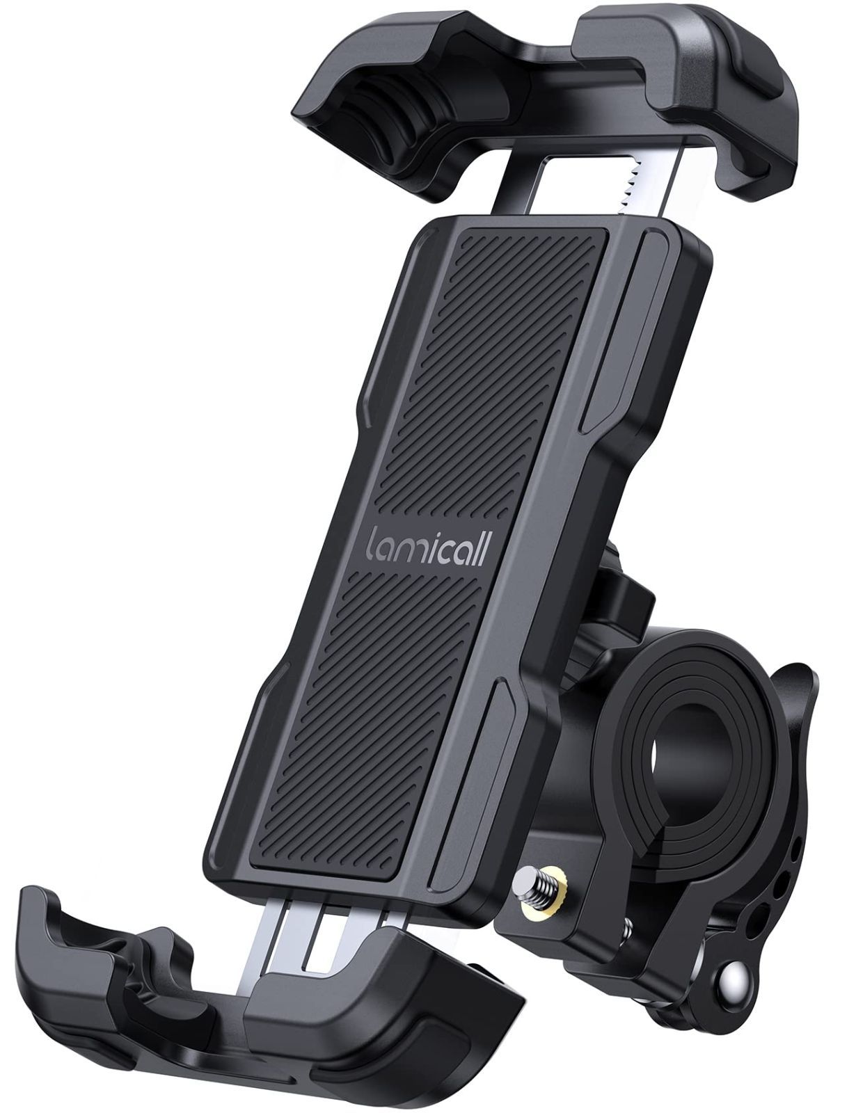 【数量限定】自転車 スマホ 片手操作 ホルダー スタンド : 簡単取付 スマホ自転車ホルダー ロードバイク スマホホルダー クロスバイク用 携帯置き 携帯ホルダー 落下防止 360度回転 振動吸収