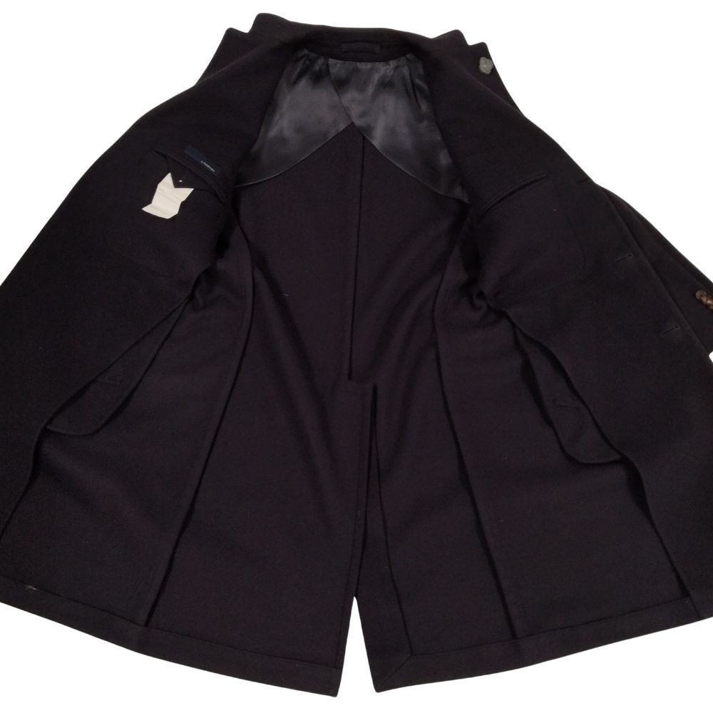 LARDINI ラルディーニ ウール チェスターコート ネイビー サイズ 46