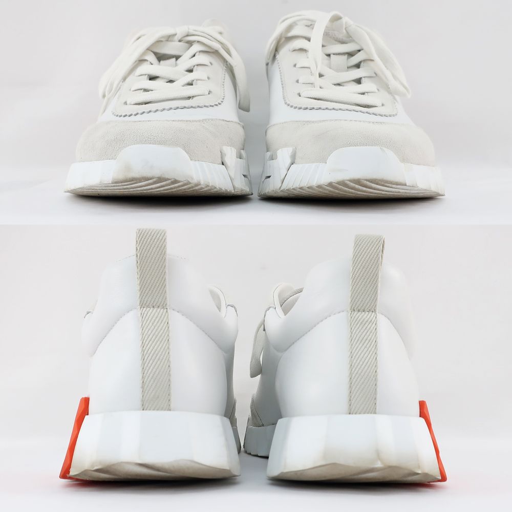 天白】【HERMES】エルメス バウンシング スニーカー 表記サイズ