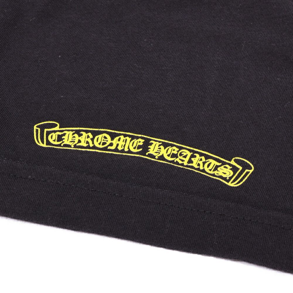 希少◆CHROME HEARTS◆Made in Hollywood L/S Tシャツ イエロー CHROME HEARTS (クロムハーツ) Yellow Made In Hollywood LS Tee