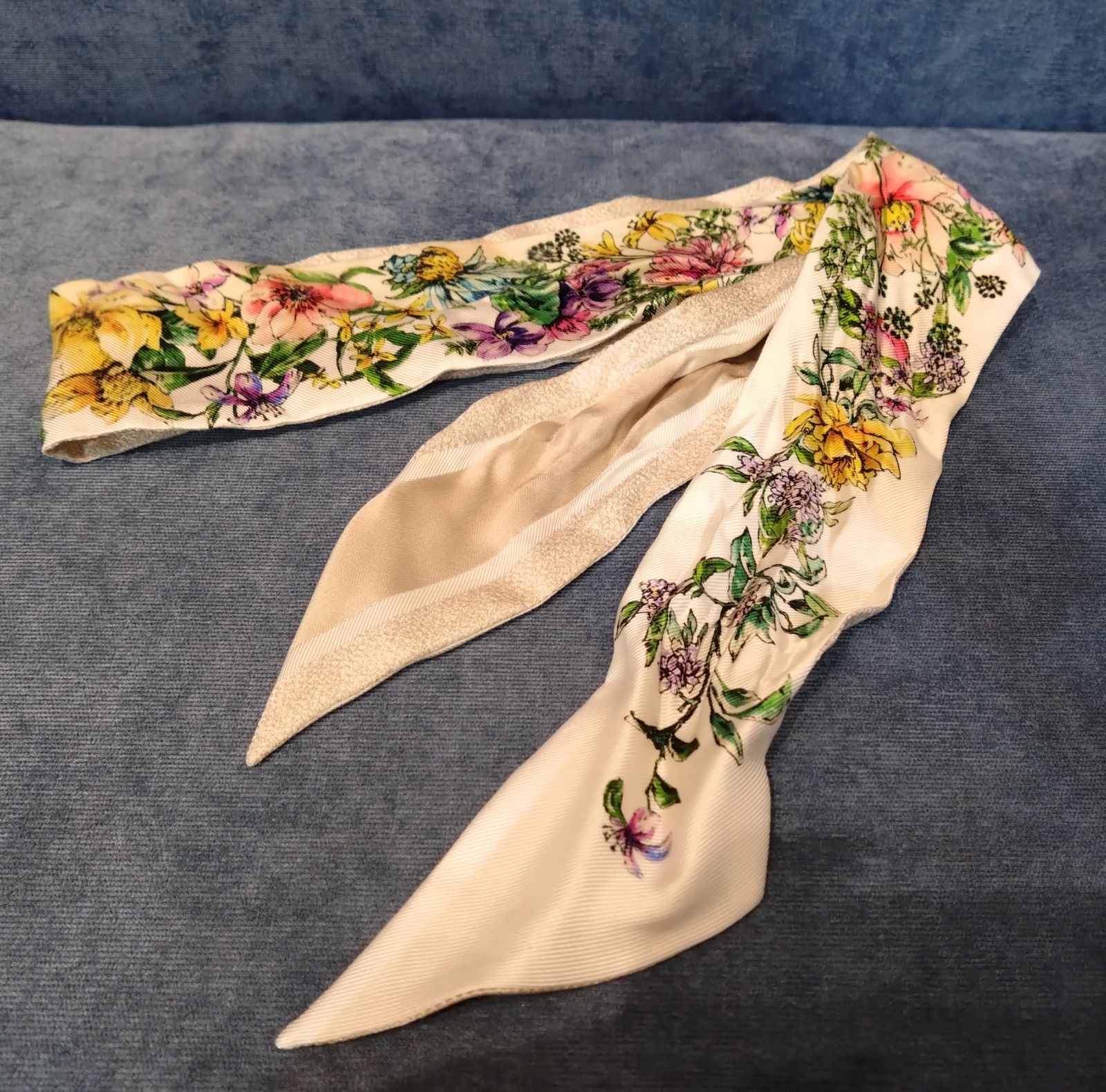 ⭐️美品⭐️ クリスチャンディオール ミッツァ D-フローラル スカーフ DIOR | D-Floral ミッツァ スカーフ シルクツイル