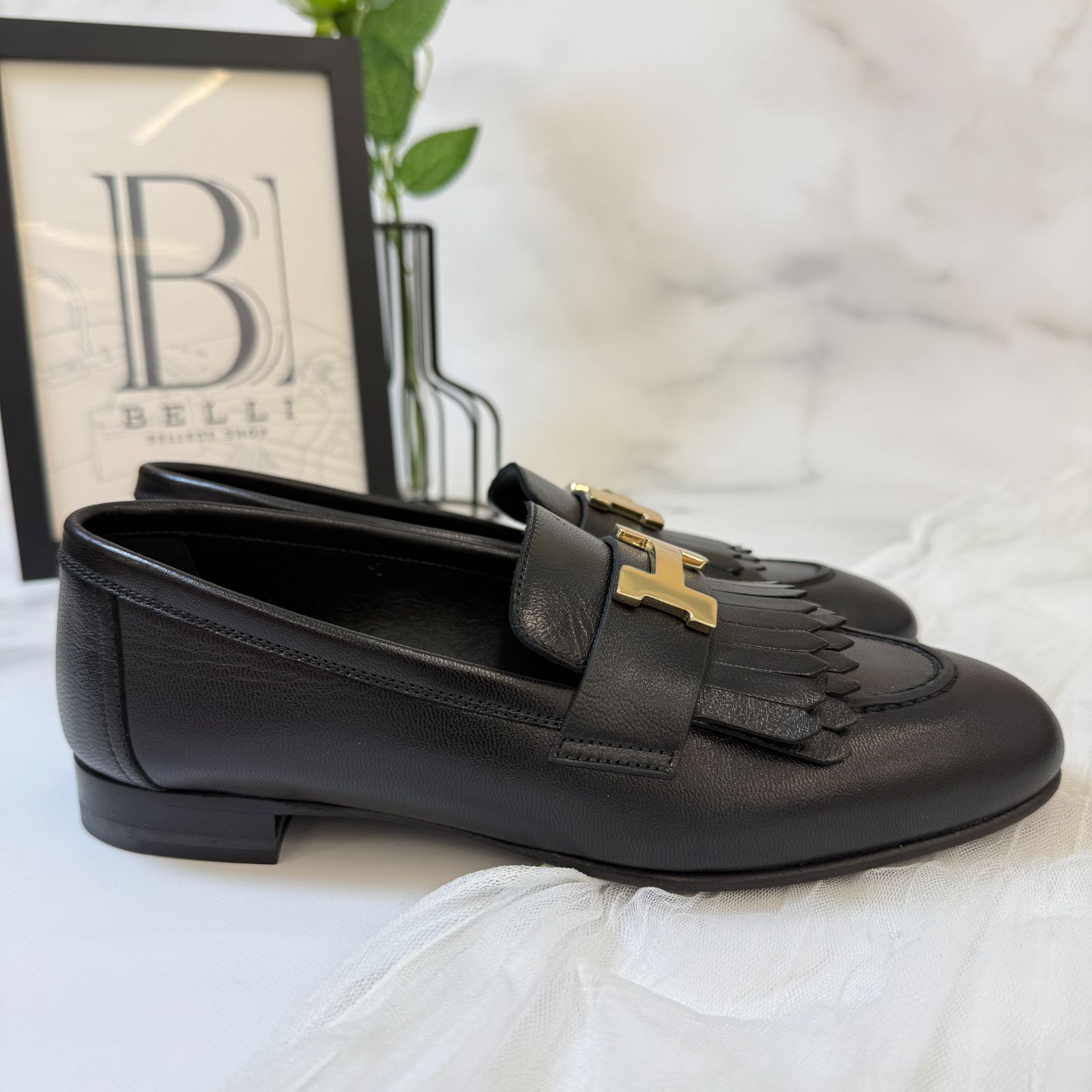 エルメス☆モカシン ロワイヤル☆ 黒 35 定価¥198,000 モカシン 《ロワイヤル》 - ブラック | Hermès - エルメス-公式