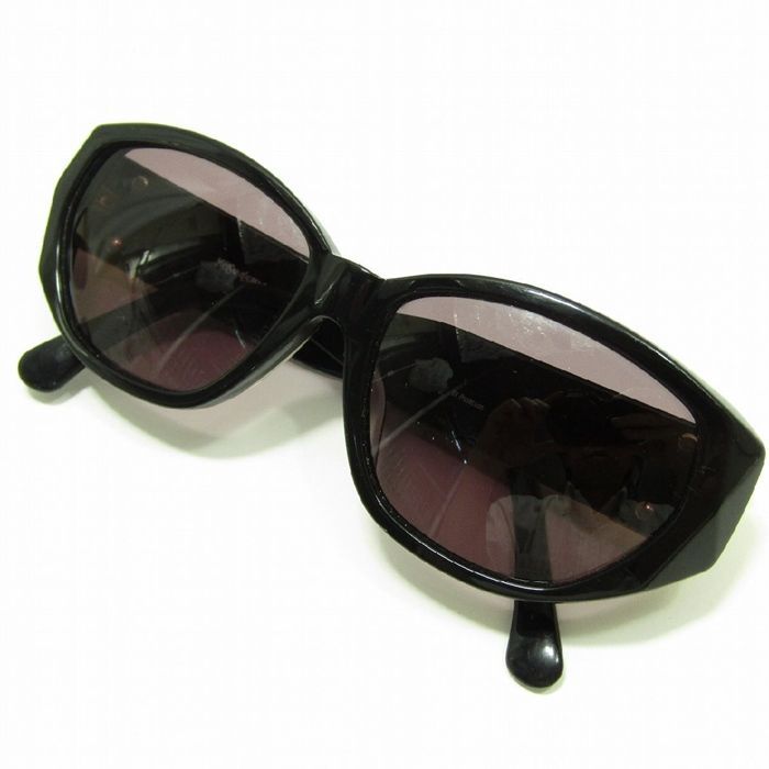 SAINT LAURENT サングラス 革ケース付き ブラック パープル系レンズ SAINT LAURENT ブラック サングラス ケース付き - メルカリ