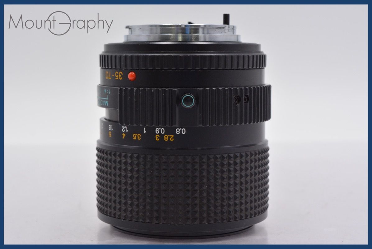 ☆極上美品☆ ミノルタ MINOLTA MD ZOOM 35-70mm F3.5 前後キャップ