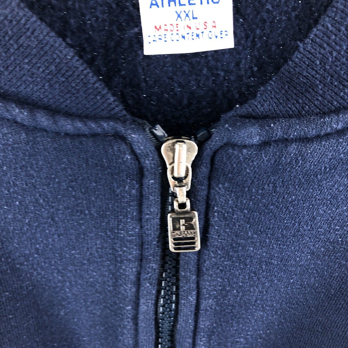 希少　ラッセル　フルジップスウェット　USA製　90s 古着 90年代 ラッセル Russell フルジップスウェットシャツ
