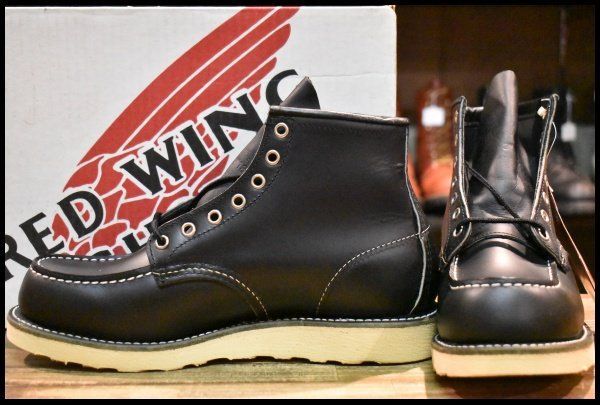 8D DEAD 羽タグ 03年 レッドウィング 8130 アイリッシュセッター 黒 ブラッククローム モックトゥ ブーツ redwing HOPESMORE FI379
