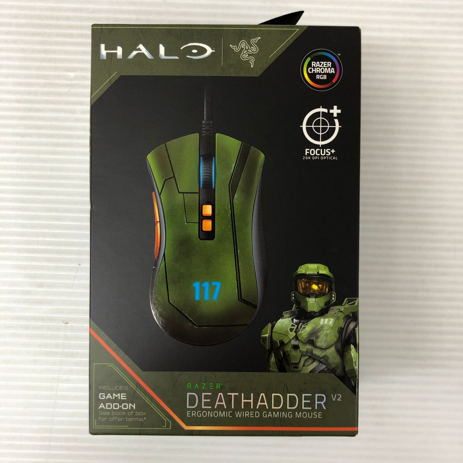 RAZER レイザー ゲーミングマウス DeathAdder V2 HALO Infinite Edition RZ01-03210300-R3M1 未開封品 smavk091492