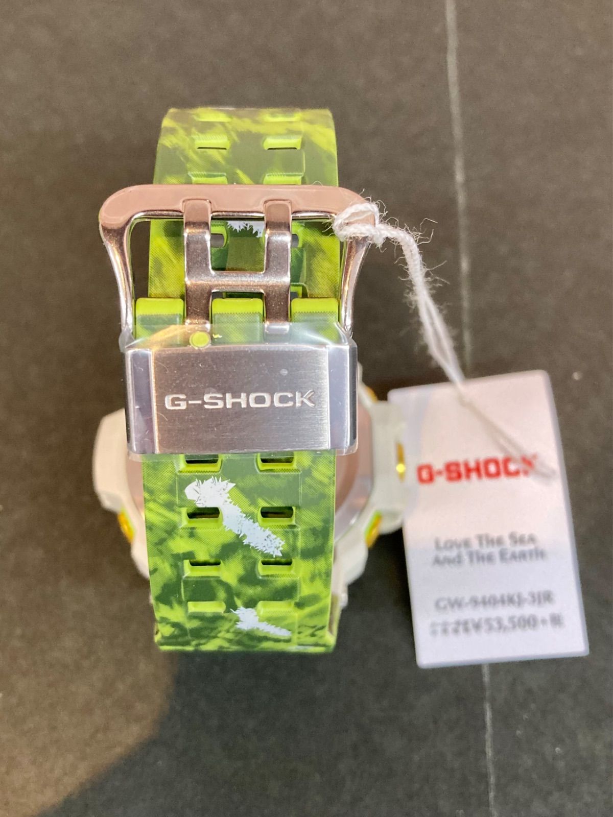 美品　GW-9404KJ-3JR 「アースウォッチ2019年モデル」 絶滅危惧種『カカポ』モチーフGW-9404KJ-3JR | プリベ石川｜愛媛