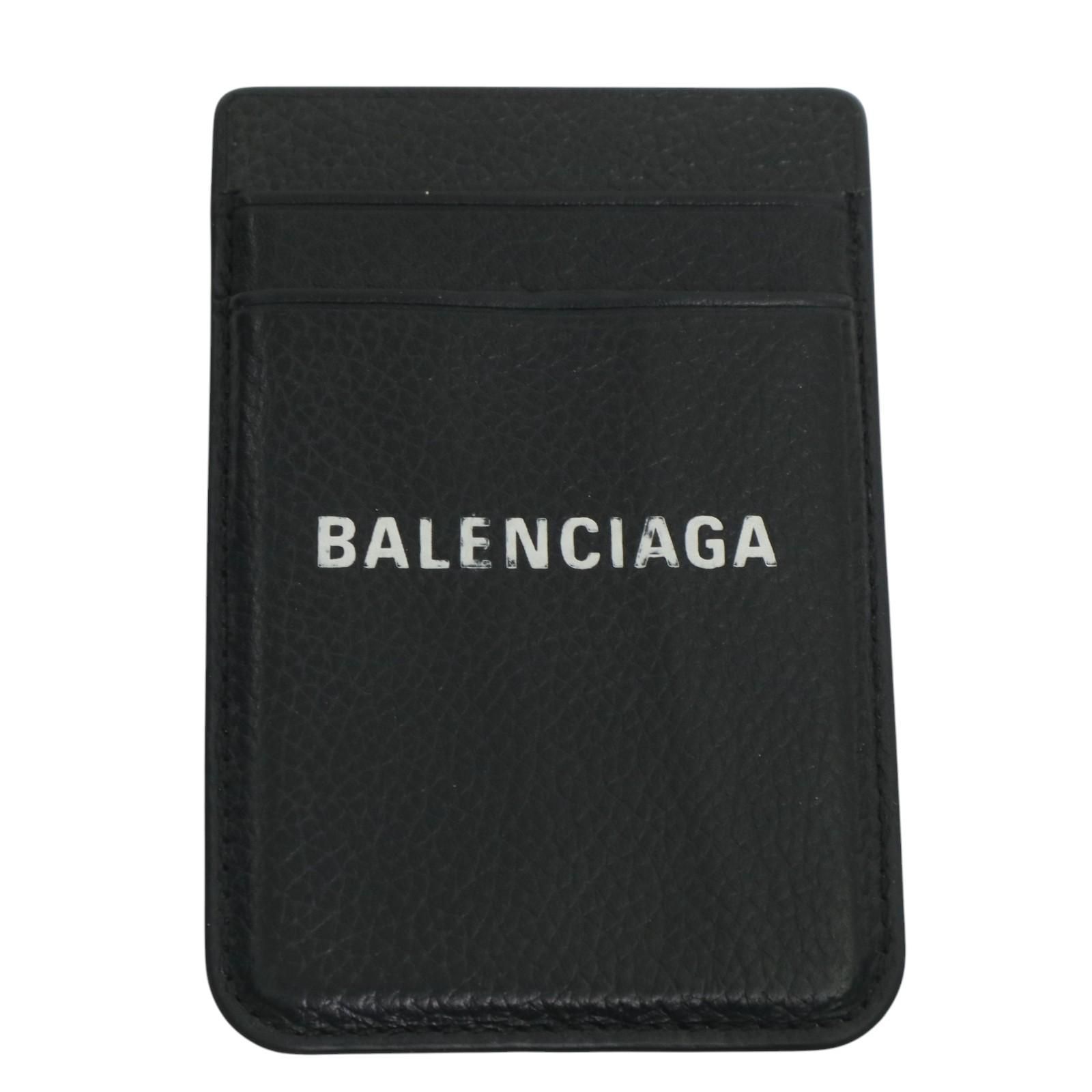 未使用BALENCIAGA  マグネット　カードフォルダー　レオパード 国内発☆BALENCIAGA マグネット カードホルダーアニマル柄