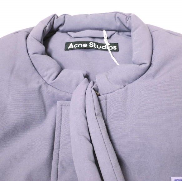 Acne Studios アクネストゥディオズ Heat Reactive Gilet Jacket フェイスパッチ パデッドベスト FA-UX-OUTW000101 L PURPLE 定価59 400円 中綿 アウター g22061 DECORATOM_COM_BR
