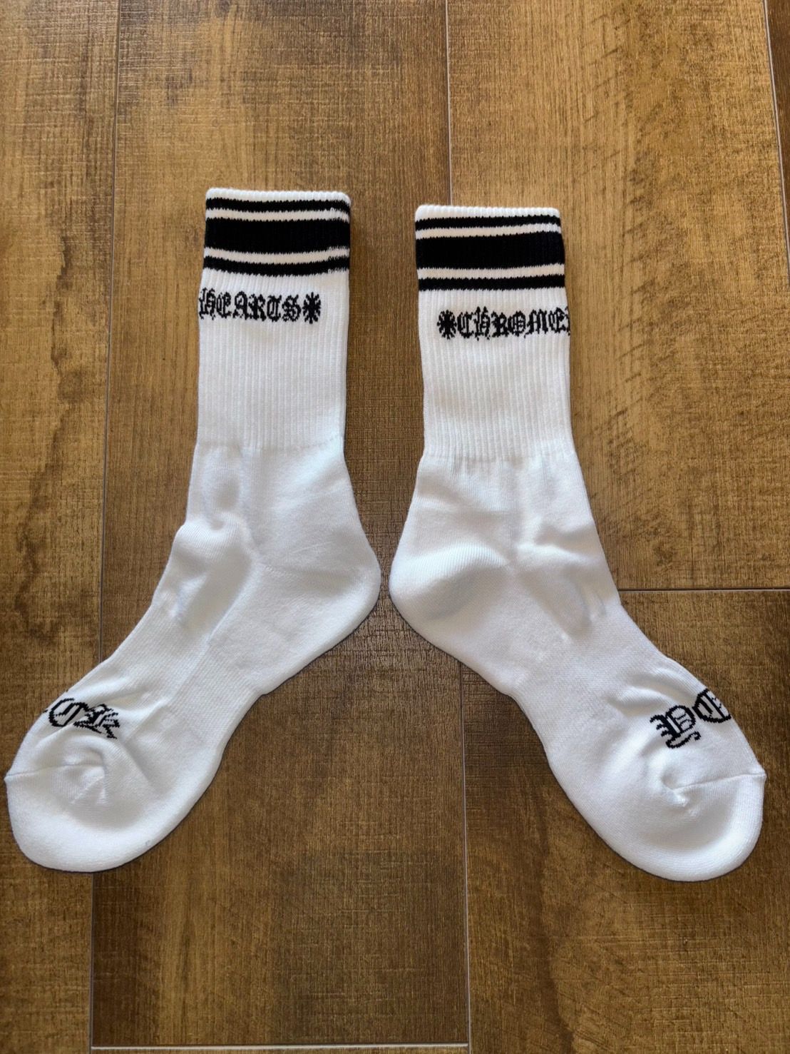 CHROME HEARTS クロムハーツ Socks ソックス 靴下 白 ホワイト