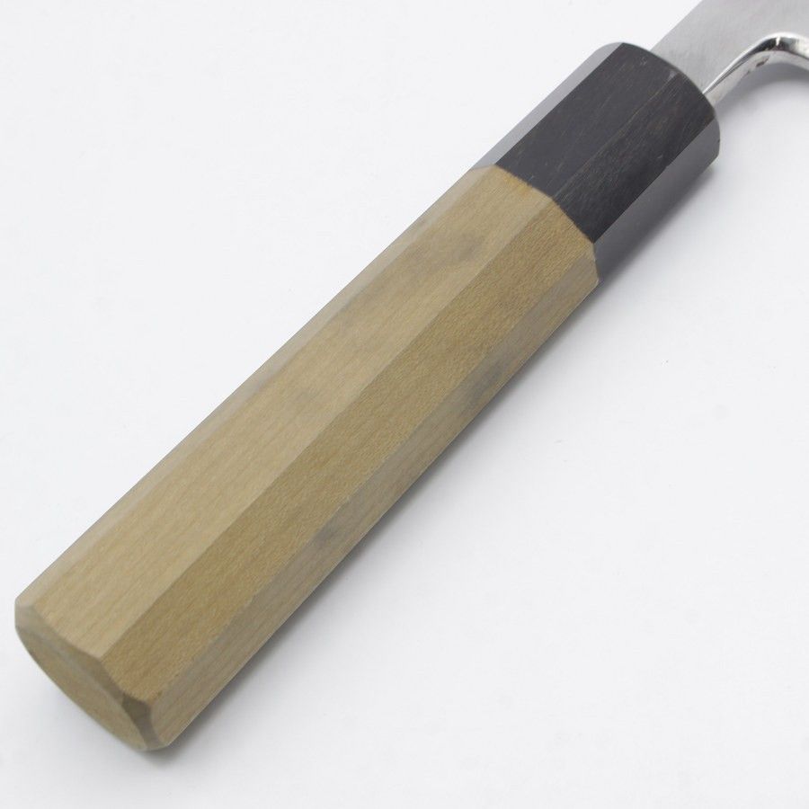 高鳳 白鋼 極上 七寸 相出刃包丁 八角柄 刃渡り約210mm 和包丁