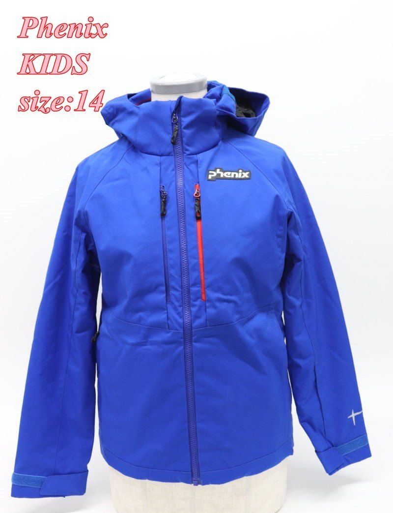 Phenix フェニックス ジュニア スキージャケット サイズ14 ロイヤルブルー ES7G20T70 スポーツ キッズ 子供服 R2509-235