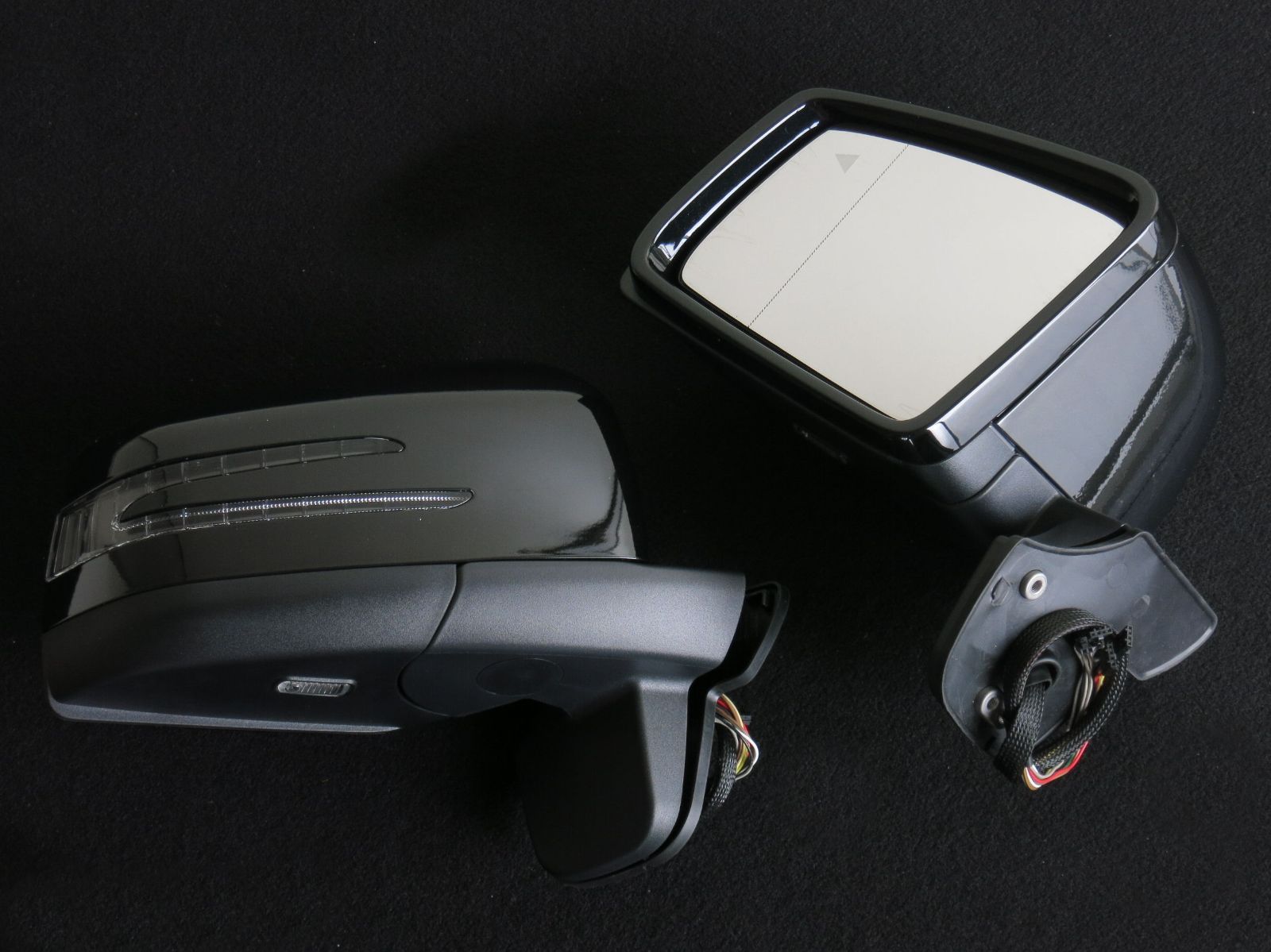 ベンツＧクラス W463 ゲレンデ 2013yスタイル ドアミラー 197オブシディアンブラック塗装済 商品番号3341