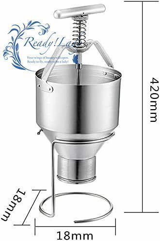 ドーナツ製造機 ドーナツメーカーマシンフル 漏斗 ドーナツディスペンサードーナツ作り機 ステンレス製 大容量 業務用 キッチンペストリー