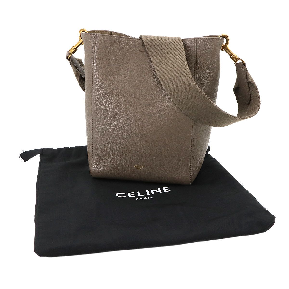 セリーヌ CELINE サングル バケット スモール ショルダー バッグ