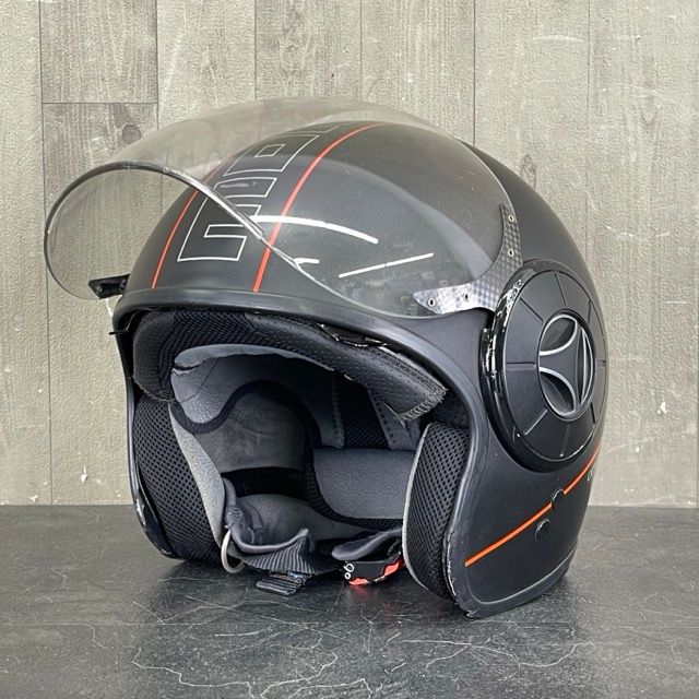 MOMO Design モモ デザイン ジェットヘルメット ブラック L