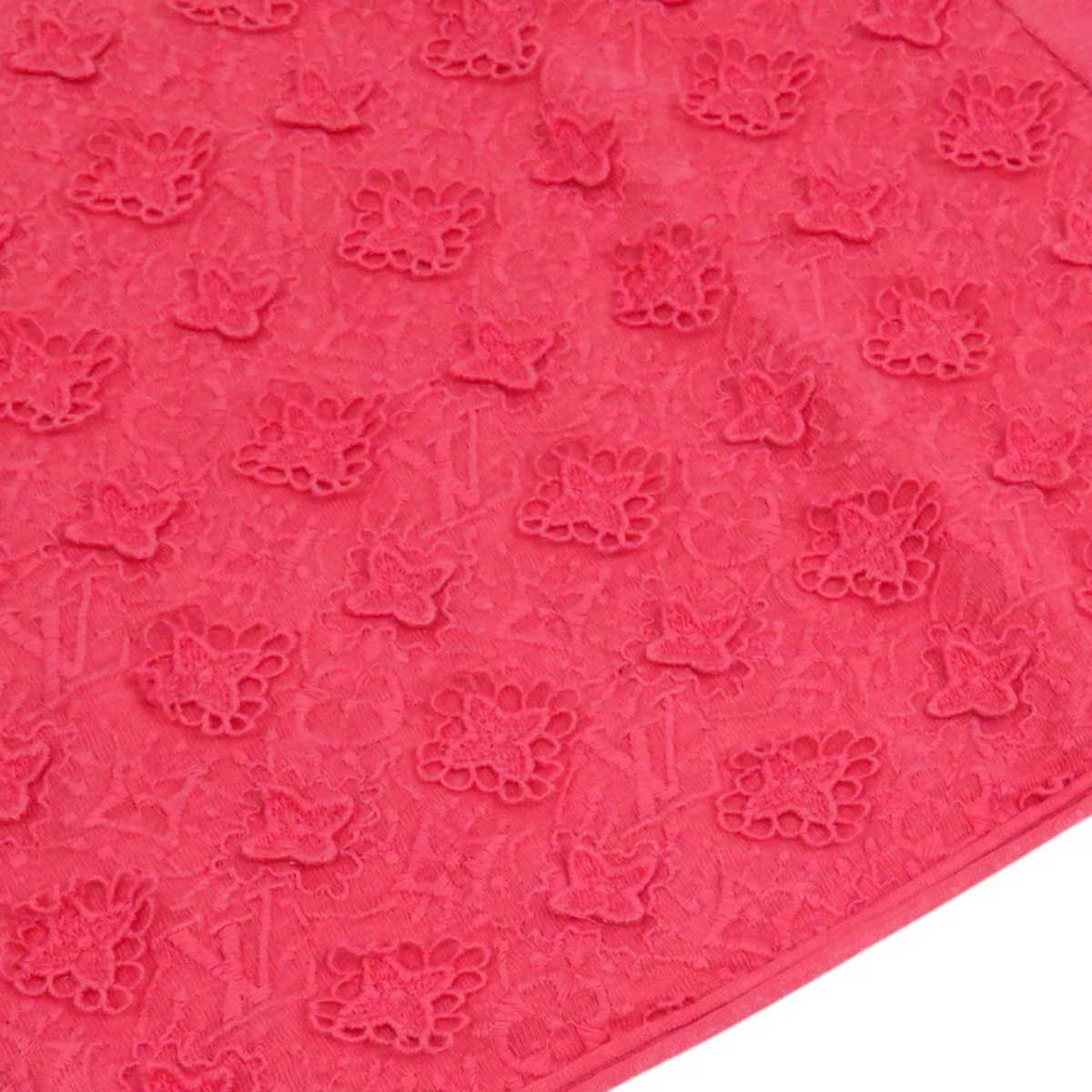 ルイヴィトン モノグラム レース リネン Tシャツ レディース ピンク LOUIS VUITTON 中古 【アパレル・小物】 ルイヴィトン モノグラム レース リネン Tシャツ レディース