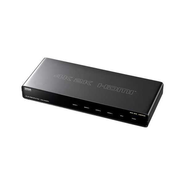 サンワサプライ 4K2K対応HDMI分配器 4分配 VGA-UHDSP4
