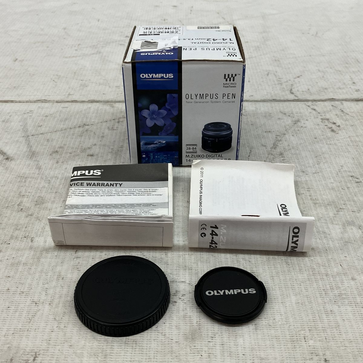 OLYMPUS 14-42㎜レンズ ジャンク ジャンク品 OLYMPUS M.ZUIKO 14-42mm⭐️パンケーキレンズ