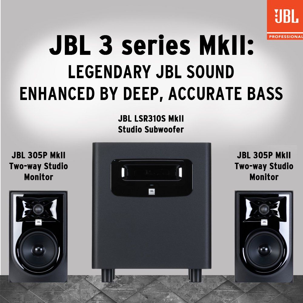 JBL 305P MK2 ペア パワードモニタースピーカー 【公式通販】