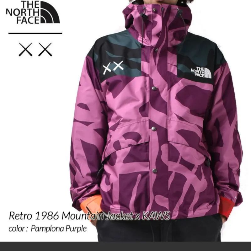 THE NORTH FACE × KAWS ノースフェイス マウンテンジャケット - メルカリ