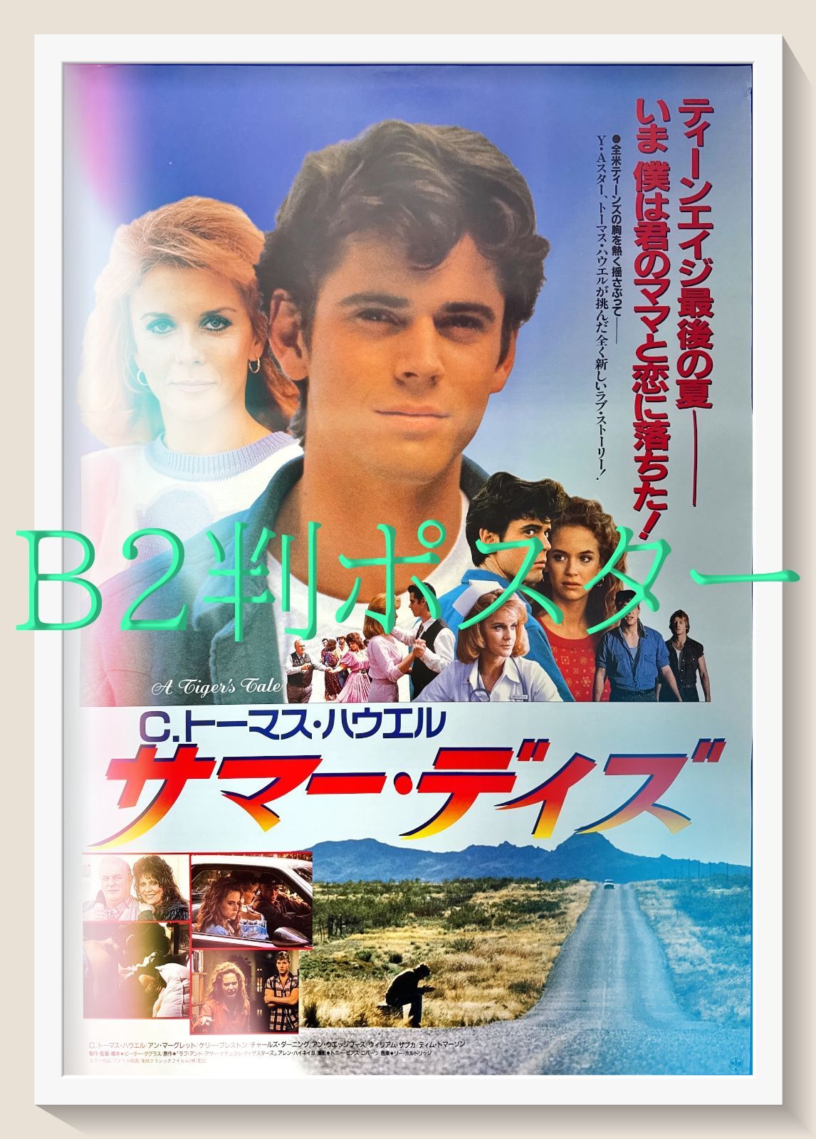 FU『サマー・デイズ』映画オリジナルB2判ポスター　FU06561　ピーター・ダグラス Ｃ・トーマス・ハウエル アン＝マーグレット チャールズ・ダーニング ケリー・プレストン ウィリアム・ザブカ