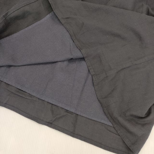 ゴーシュ ギャザースカート G164-S036 コットン ロングスカート ネイビー レディース ゴーシュ 5-0914M∞ GULLKHAN_COM