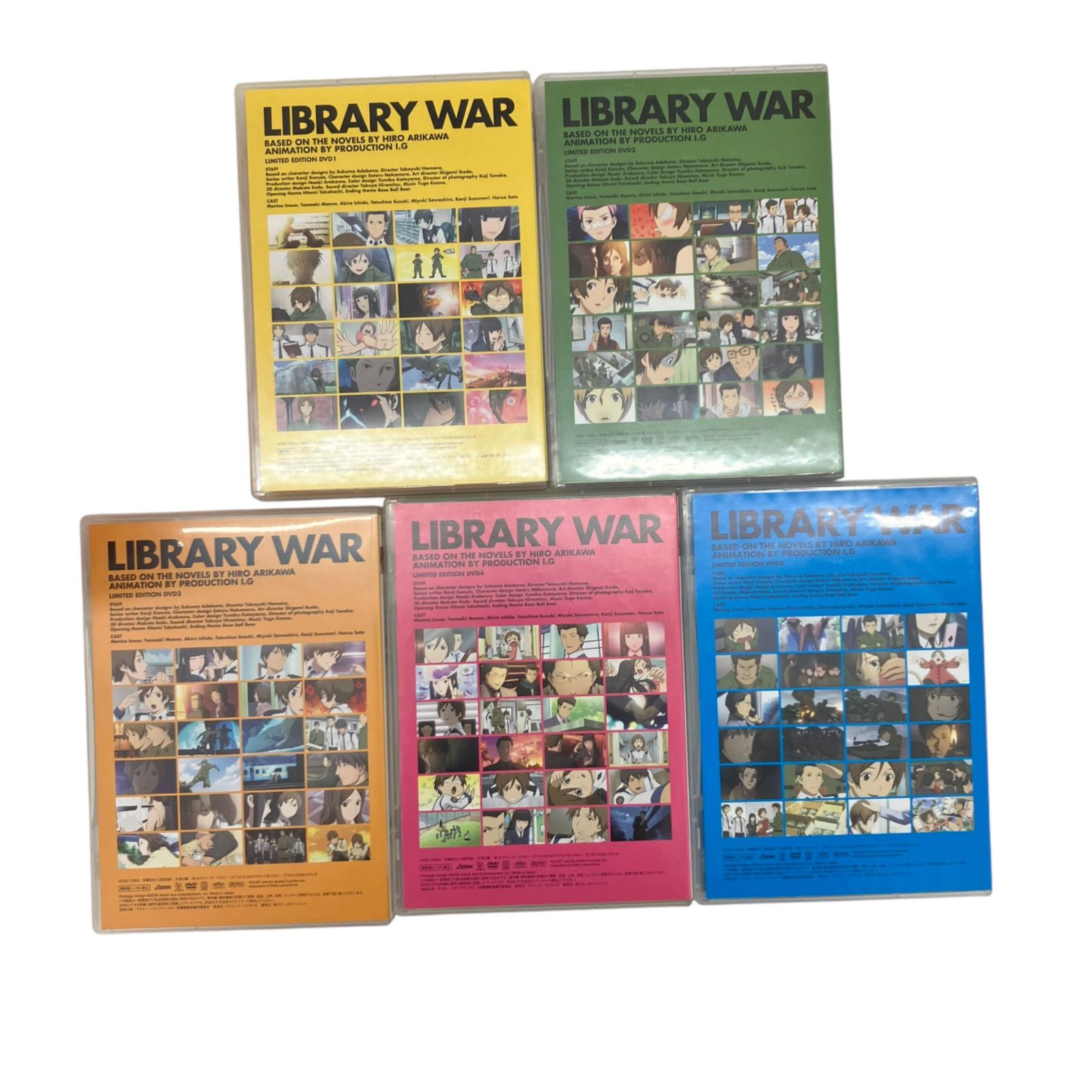 186002 ⑤ アニメ 図書館戦争 初回限定盤 ①~⑤ DVDセット - メルカリ 186002 ⑤ アニメ 図書館戦争 初回限定盤 ①~⑤ DVDセット - メルカリ
