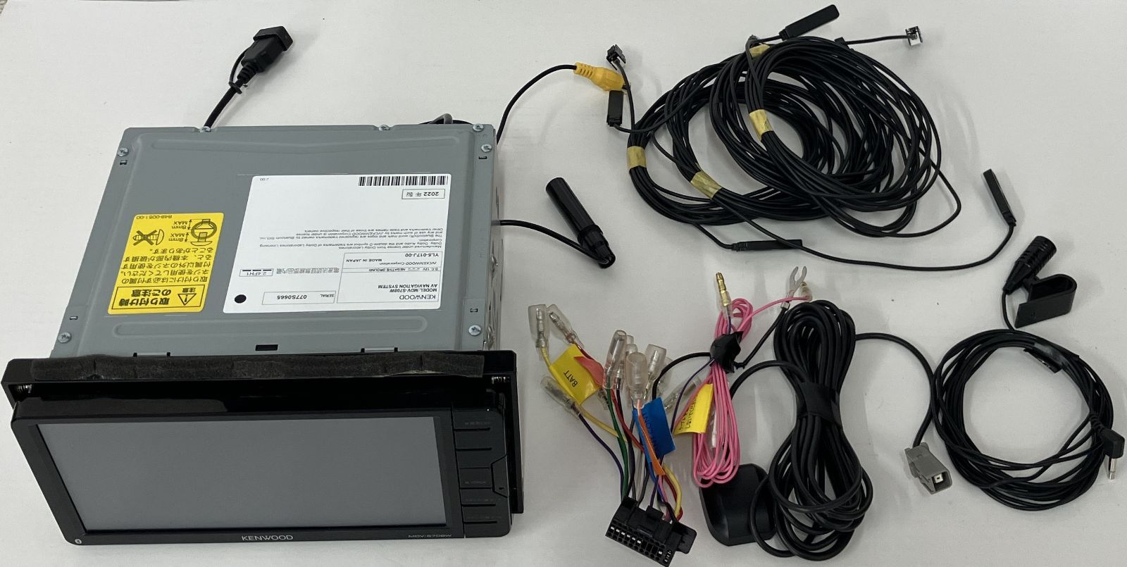 KENWOOD MDV-S708W AVナビ システム 新品フィルムアンテナ付