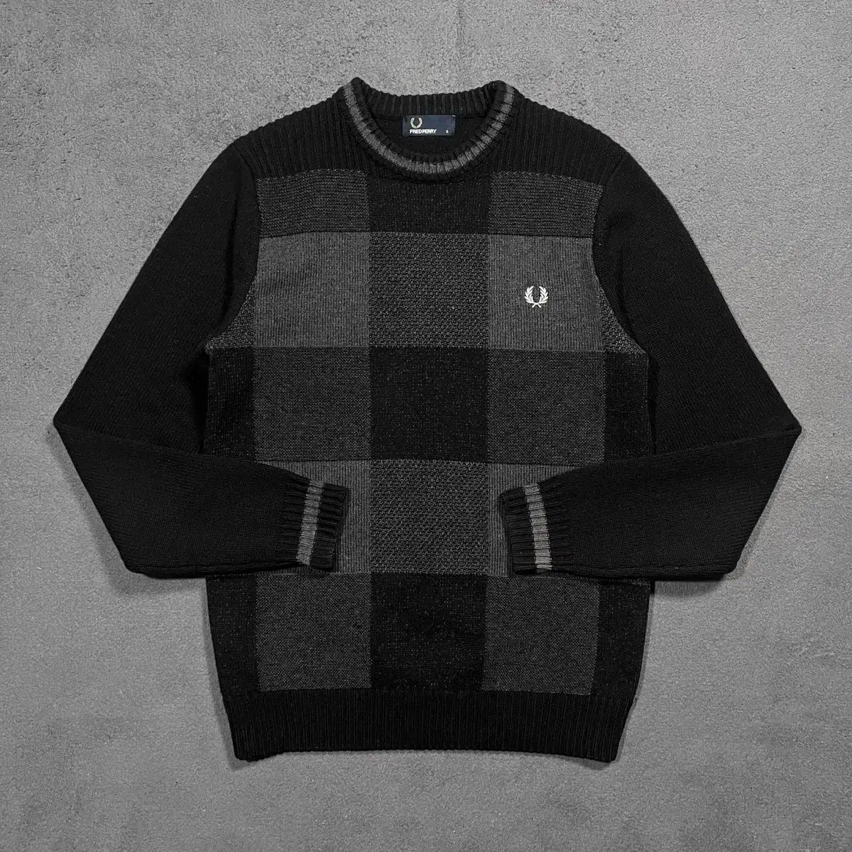FRED PERRY(フレッドペリー) チェック柄 ニット セーター
