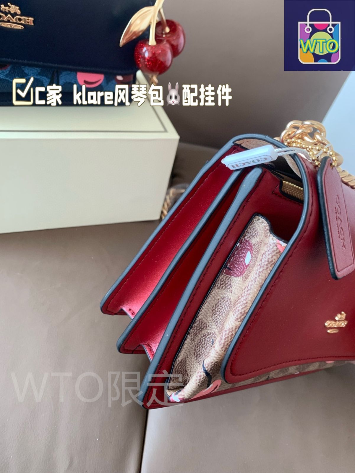 ファミリア デニムバッグ バイオリン 女の子とクマの刺繍ハンドバッグ