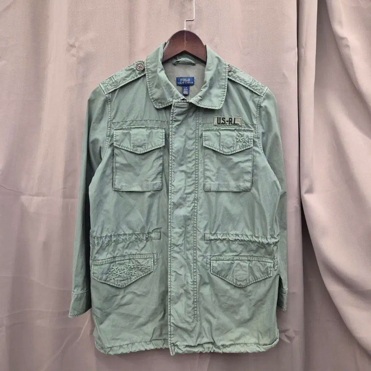 ポロ Ralph Lauren ラルフローレン ビーズ マウンテンパーカー ジャケット L12 ー 14