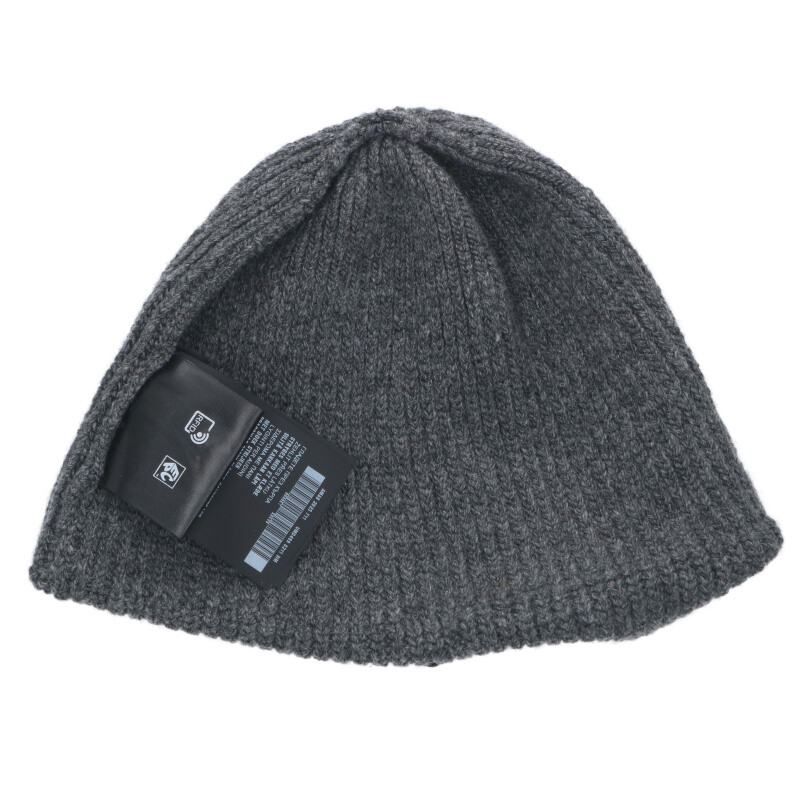 プラダ UMD489 ロゴプレートカシミアウールビーニーニットキャップ  
