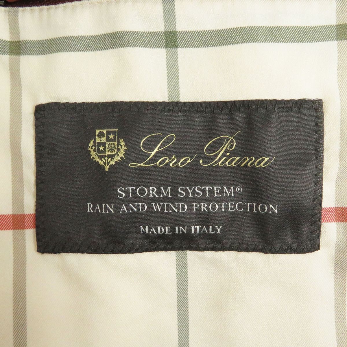 極美品□ロロピアーナ STORM SYSTEM RAIN AND WIND PROTECTION カシミヤ97% 一部スウェード使い ハンティングジャケット ベージュ L 伊製