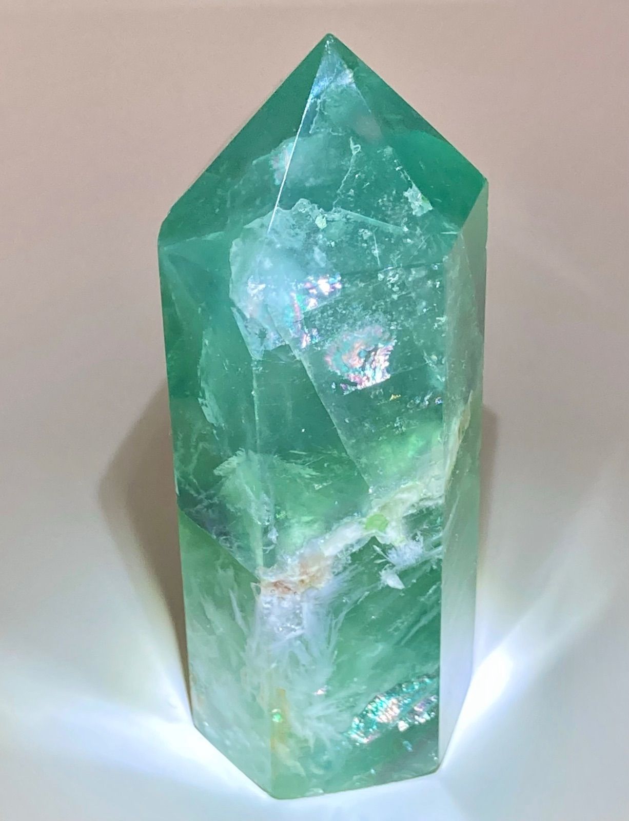フローライト 天然石 Fluorite angel໒꒱· ゜ 【公式通販】