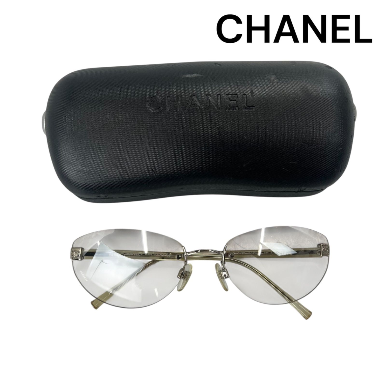 シャネル CHANEL 薄めカラーレンズ サングラス ココマーク
