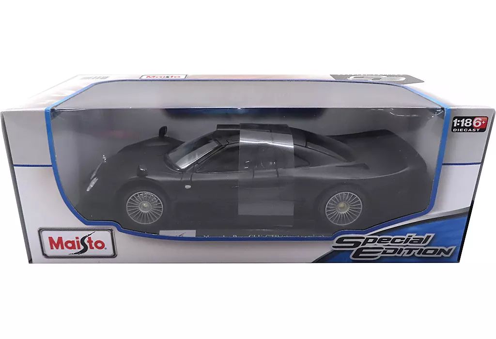 Mercedes CLK-GTR Street Version ミニカー Maisto Mercedes Benz CLK GTR Street Version Silver 1:18