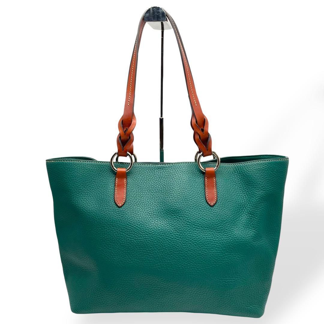 極美品 DOONEY&BOURKE レア トートバッグ 肩掛け グリーン