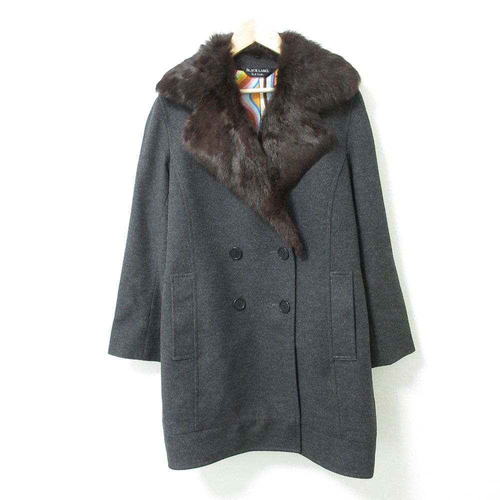 Paul Smith BLACK LABEL】ラビット カシミヤロングコート