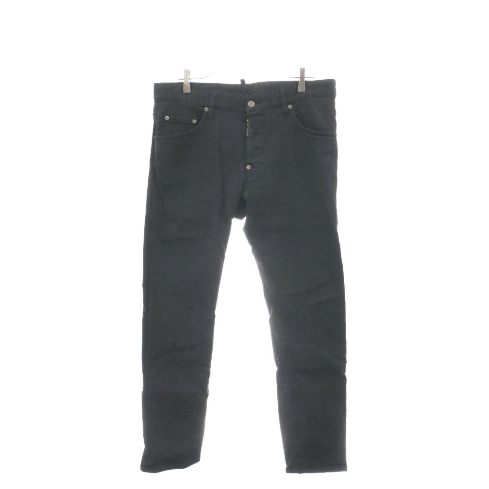 DSQUARED2 (ディースクエアード) SKATER JEAN スケーター ストレッチ スキニーデニムパンツ ブラック S74LB1137 S30733