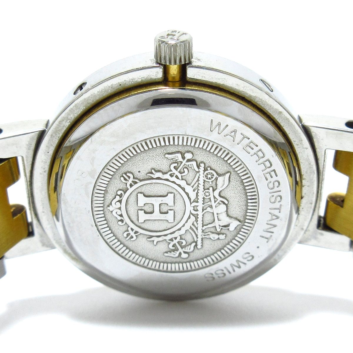 HERMES(エルメス) 腕時計 クリッパー レディース SS 白 - メルカリ
