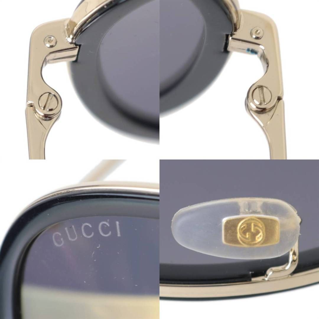 GUCCI グッチ サングラス ティアドロップ ゴールドグラス ゴールド