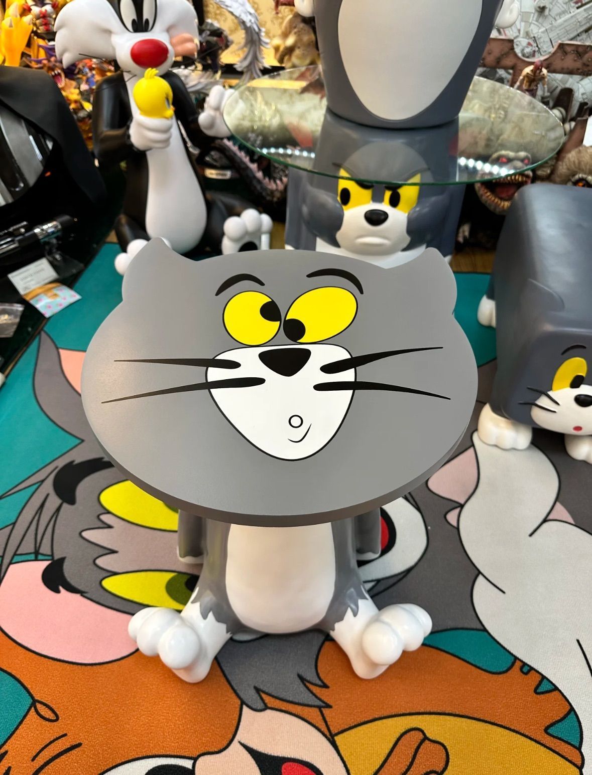 在庫セール】トムとジェリー Tom and Jerry サイドテーブル ロー 在庫セール】トムとジェリー Tom and Jerry サイドテーブル ロー