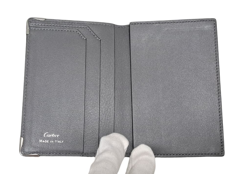 カルティエ　マストドゥ　カードホルダー　カードケース　グレー系　名刺入れ Cartier - カルティエ マストドゥ カードホルダー カードケース