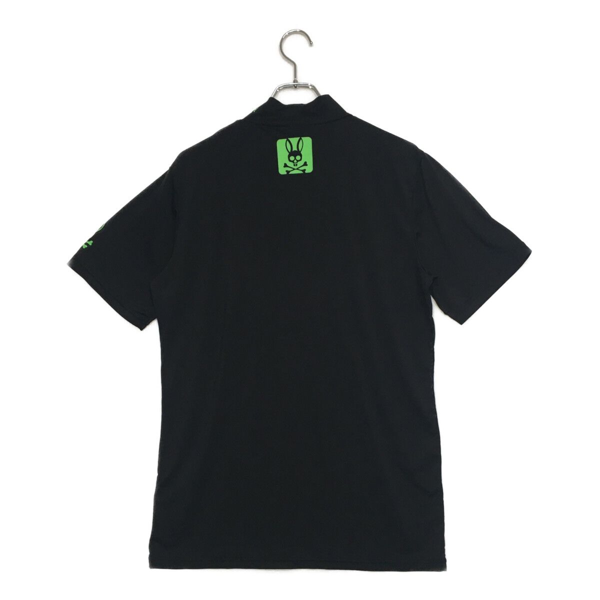 中古 メンズ サイコバニー Psycho Bunny 半袖シャツ XL 黒