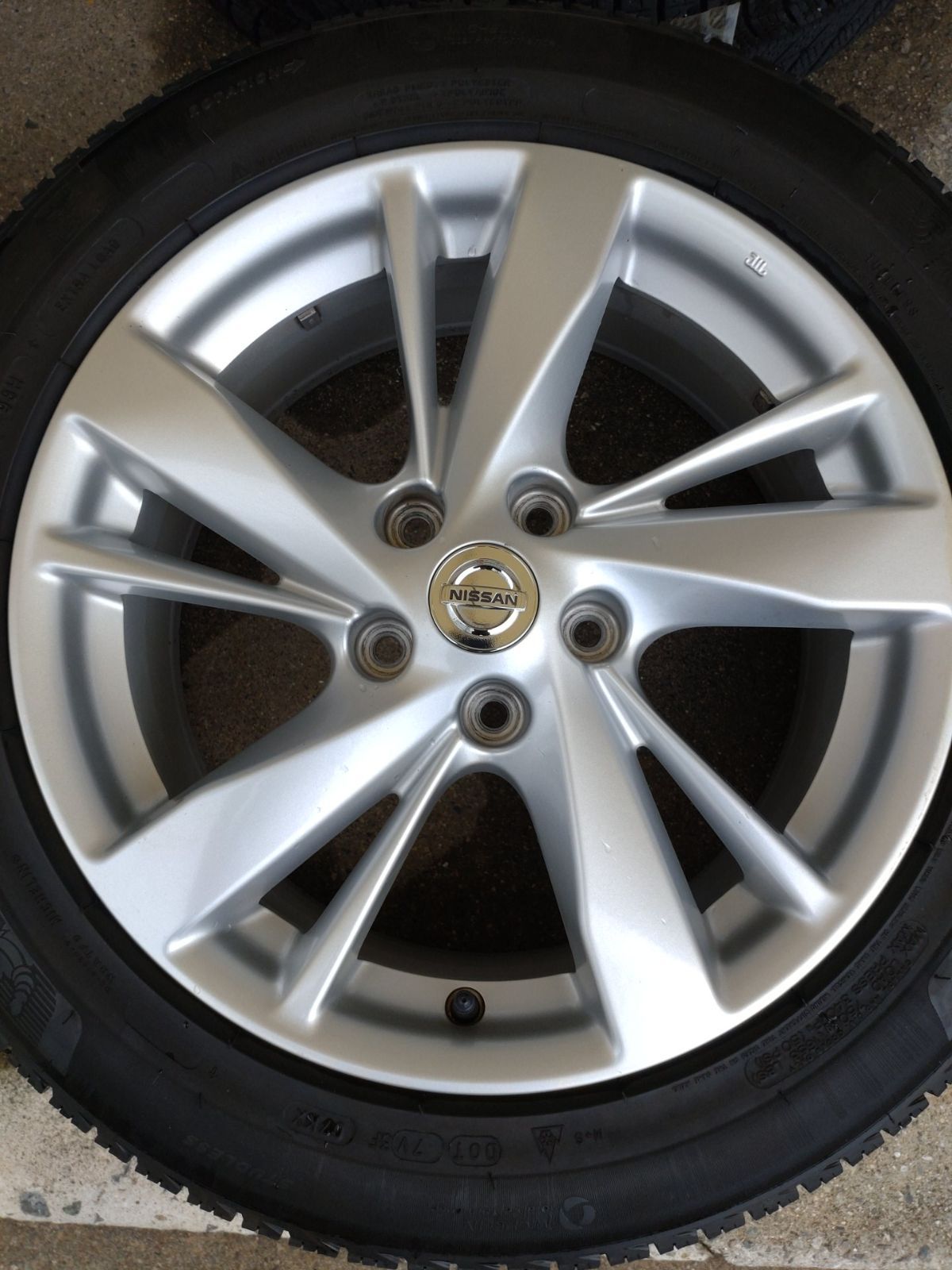 日産 ニッサン ティアナ 純正 ホイール 17x7.5J+50 114.3-5H