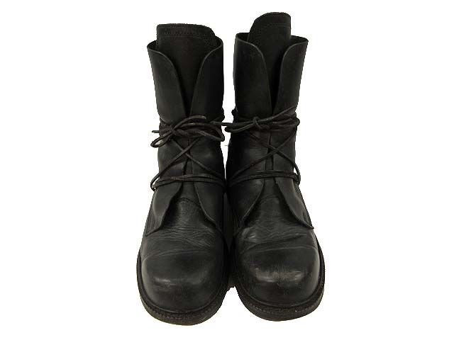 DIRKBIKKEMBERGS ダークビッケンバーグレザーブーツ ダークビッケンバーグ DIRK BIKKEMBERGS ブーツ Black Lace